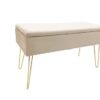 Banquette Scarlett en Velours Crème Banquette Scarlett en Velours Crème