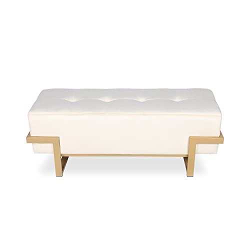 Banquette Selena en Velours Beige