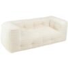 Canapé Modulable 3 Places Blanc et Doux Canapé Modulable 3 Places Blanc et Doux