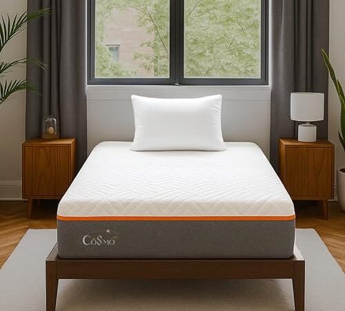 COSMO UP - Matelas Mousse Gel 90x190 cm