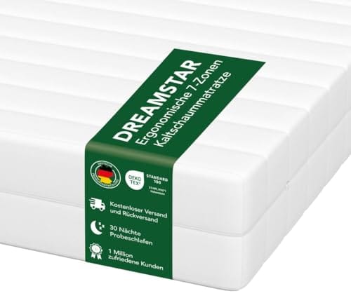 Matelas orthopédique DreamStar 7 zones