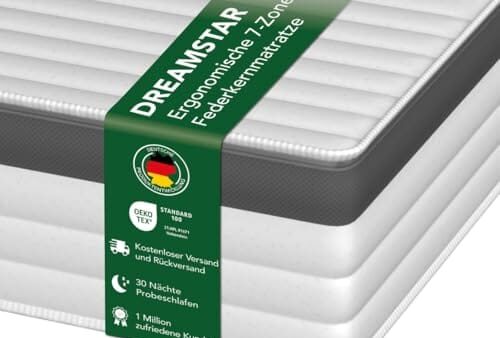 Matelas orthopédique Dreamstar Gold - 7 zones Matelas orthopédique Dreamstar Gold - 7 zones