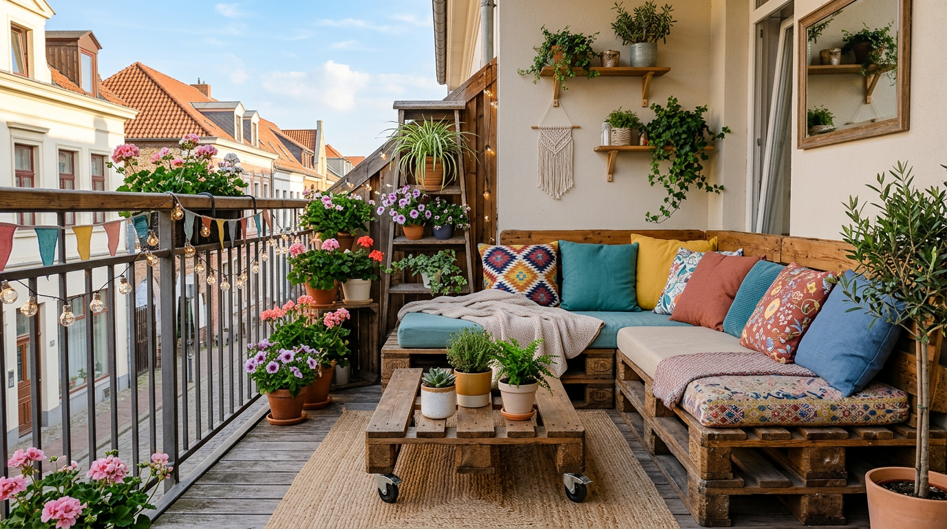 Aménager son balcon confortablement sans se ruiner