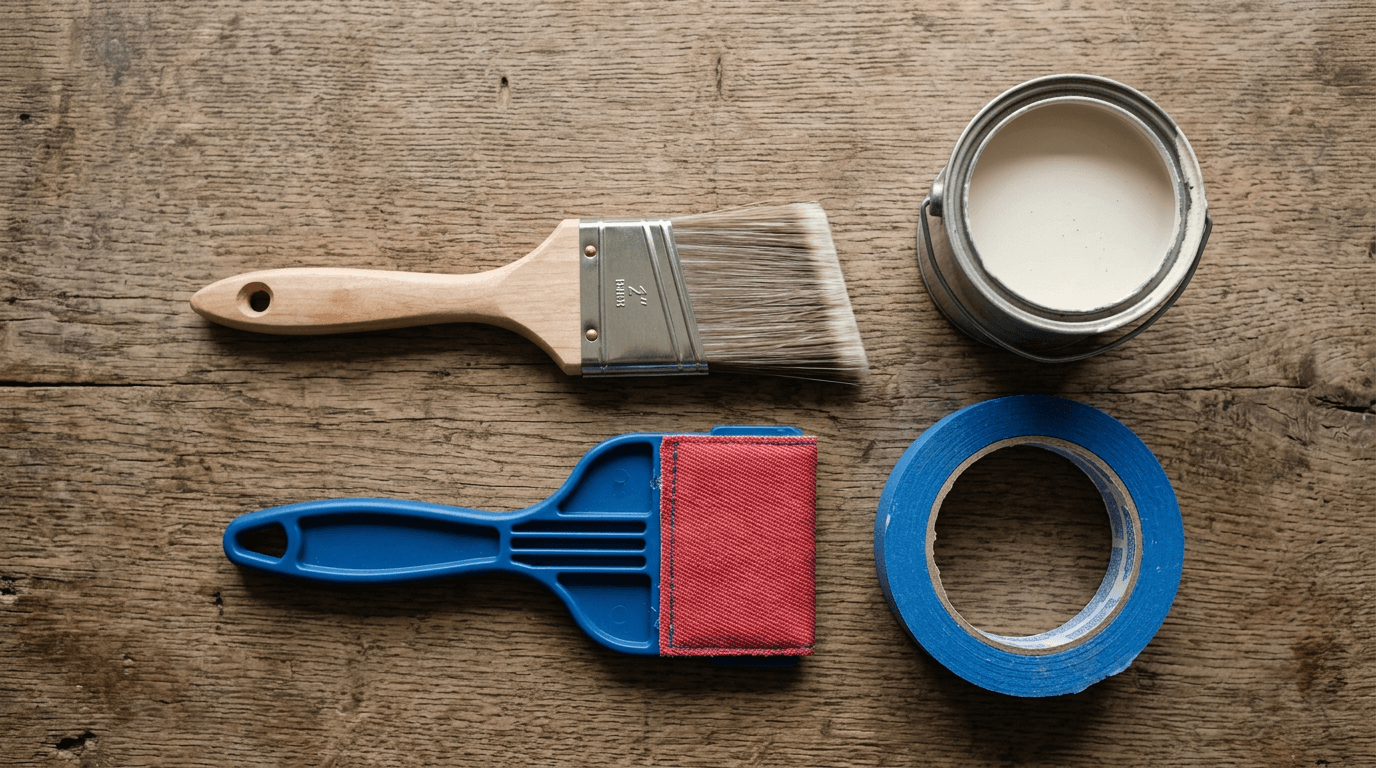 Les bons outils pour peindre proprement près du plafond