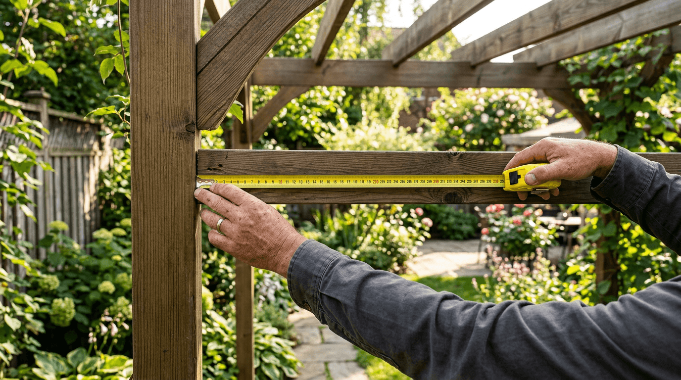 Comment mesurer correctement son ouverture de pergola
