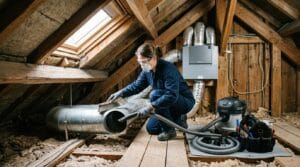 Comment nettoyer une vmc dans les combles ?