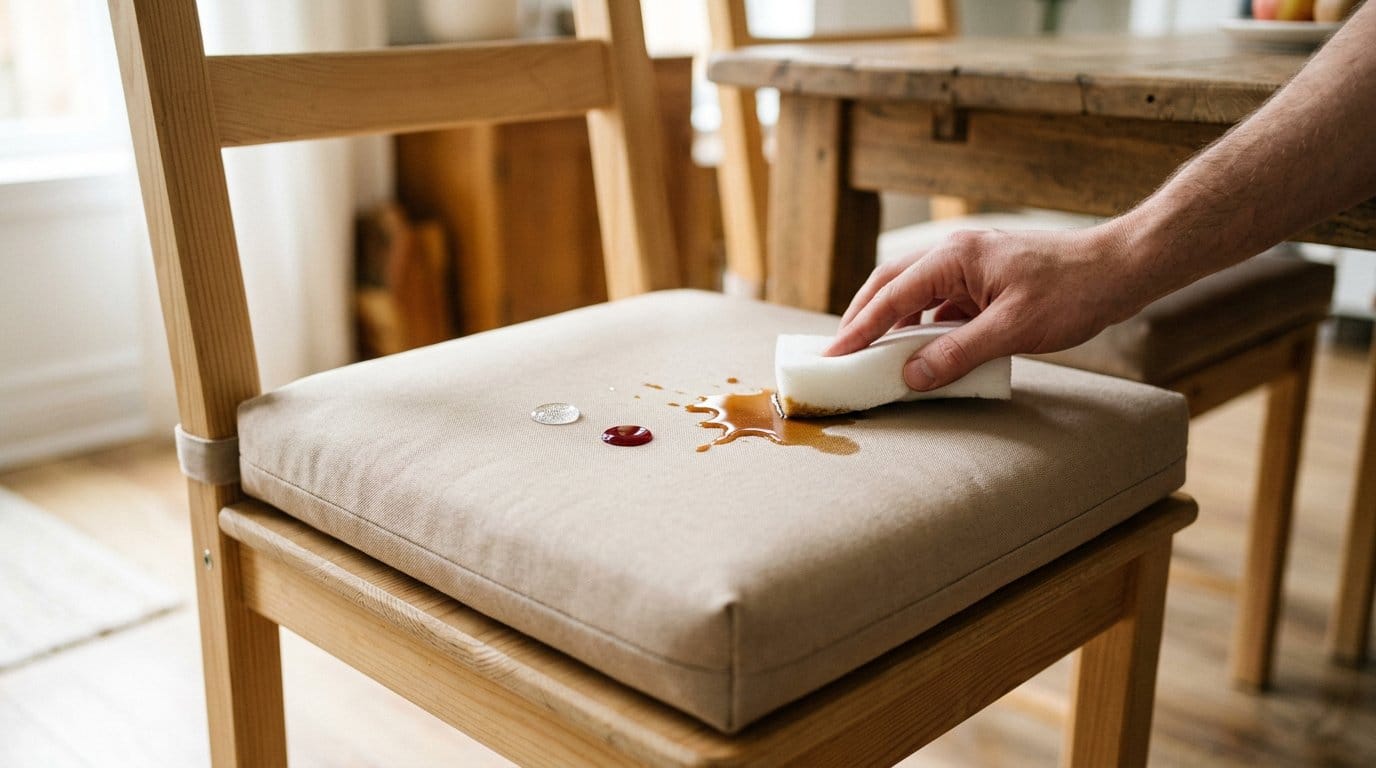 Coussin de chaise en polyester imperméable