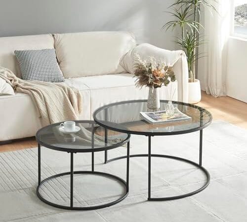 Ensemble de 2 Tables Basses Gigognes Ensemble de 2 Tables Basses Gigognes