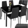 Ensemble Table et Chaises Design Noir Ensemble Table et Chaises Design Noir