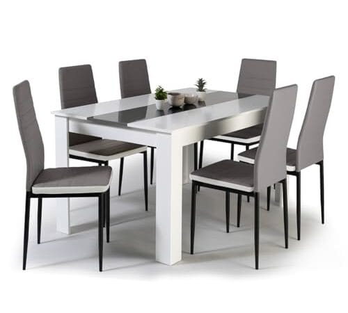 Ensemble Table à Manger Georgia et Chaises Romane Ensemble Table à Manger Georgia et Chaises Romane