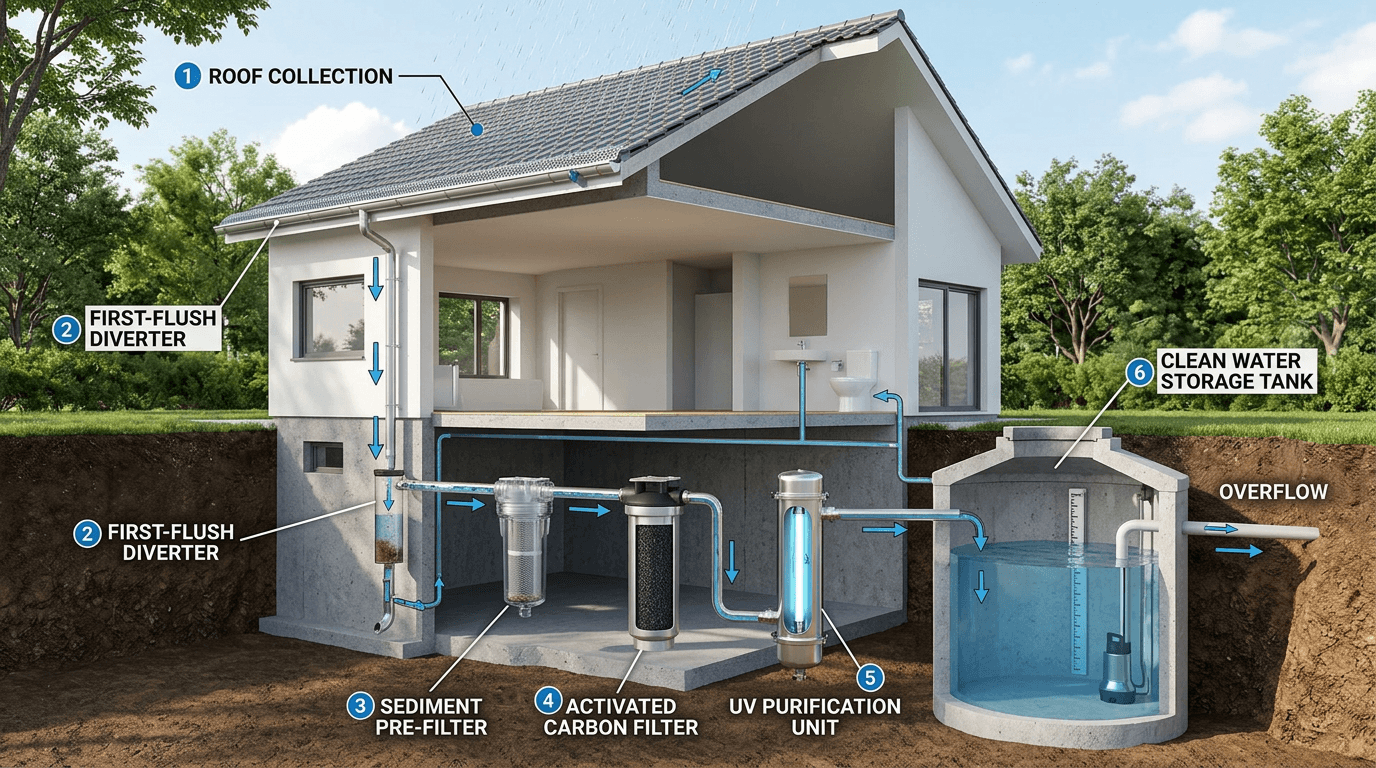 Les étapes d'un système de filtration complet Les étapes d'un système de filtration complet