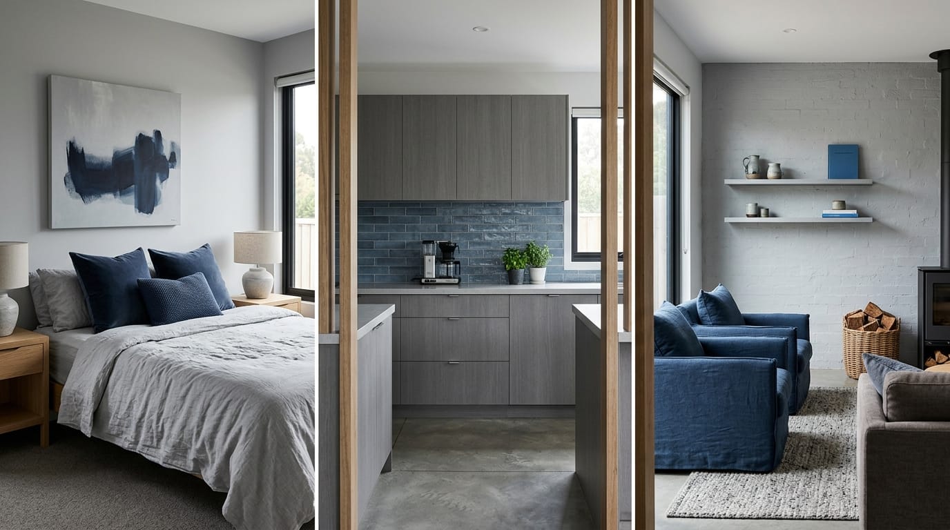 Idées déco gris et bleu selon les pièces Idées déco gris et bleu selon les pièces