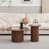 Lot de 2 Tables Basses Rondes GrandCA Lot de 2 Tables Basses Rondes GrandCA