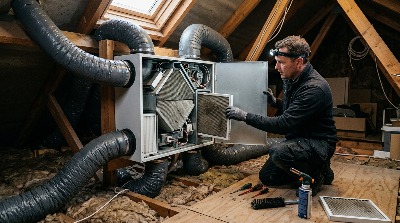 La maintenance d'une VMC double flux