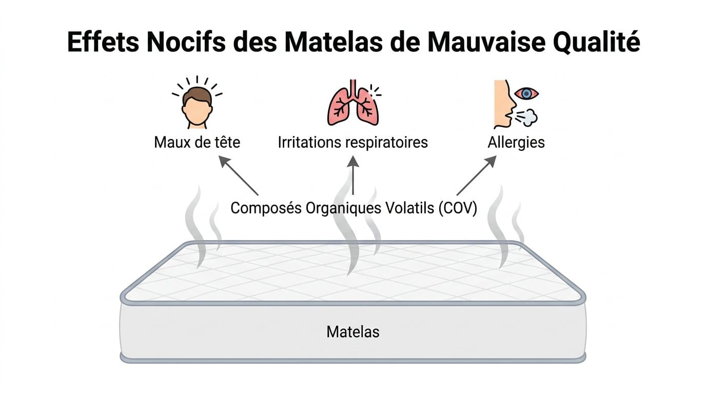 Matelas à éviter pour éviter les allergies Marques de matelas à éviter pour votre santé