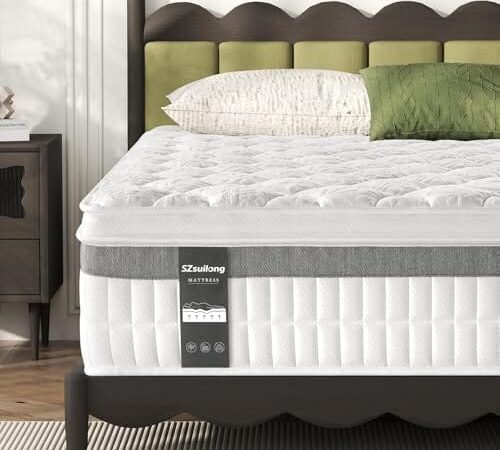 Matelas Hybride 180x200 avec Mémoire de Forme