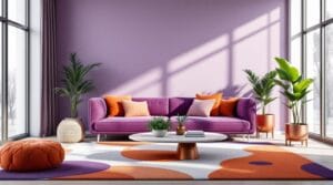 Orange et violet en décoration pourquoi oser cette association de couleurs ?