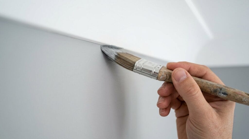Peindre un mur sans déborder sur le plafond
