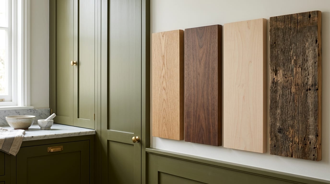 Quelles essences de bois avec le vert olive ? Quelles essences de bois avec le vert olive ?
