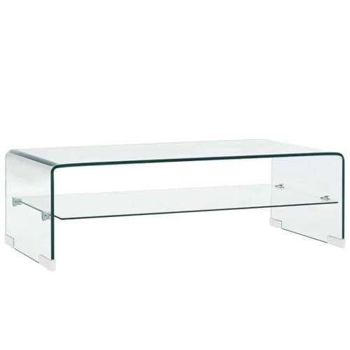 Table Basse en Verre Trempé Minimaliste Table Basse en Verre Trempé Minimaliste