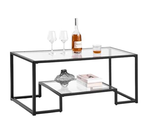 Table Basse en Verre Trempé VEVOR Table Basse en Verre Trempé VEVOR