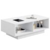 Table Basse Moderne en Bois Blanc Table Basse Moderne en Bois Blanc