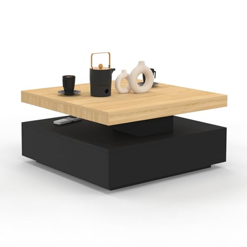 Table Basse Pivotante Thea en Bois Table Basse Pivotante Thea en Bois