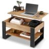 Table Basse Relevable avec Rangement Table Basse Relevable avec Rangement