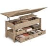 Table Basse Relevable avec Rangement Pratique Table Basse Relevable avec Rangement Pratique