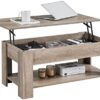 Table Basse Relevable Moderne Yaheetech Table Basse Relevable Moderne Yaheetech