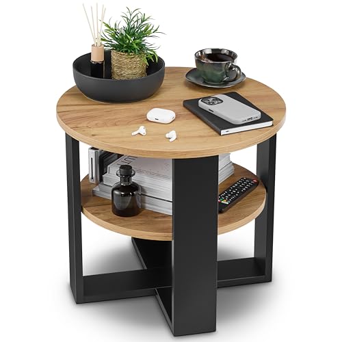 Table Basse Ronde Ø53 cm en Bois Table Basse Ronde Ø53 cm en Bois