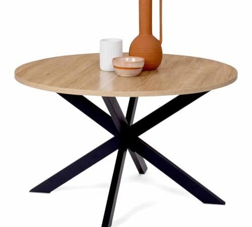 Table Basse Ronde Alix 70 cm Bois Noir Table Basse Ronde Alix 70 cm Bois Noir