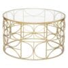Table Basse Ronde Atmosphera en Verre