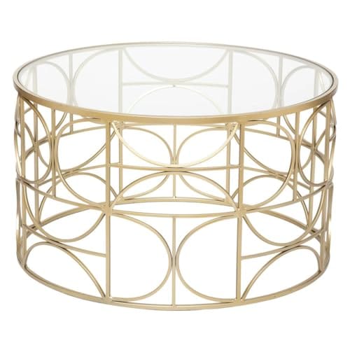 Table Basse Ronde Atmosphera en Verre