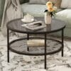 Table basse ronde en verre Yusong Table basse ronde en verre Yusong