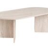 Table à café Élégante en Travertine Table à café Élégante en Travertine