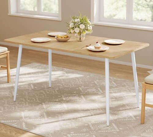 Table de Cuisine Moderne pour 4 à 6 Personnes Table de Cuisine Moderne pour 4 à 6 Personnes