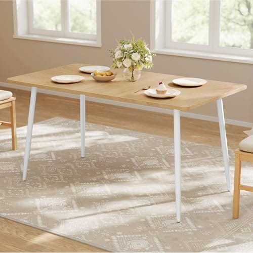 Table de Cuisine Moderne pour 4 à 6 Personnes Table de Cuisine Moderne pour 4 à 6 Personnes