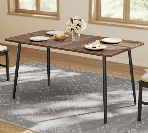Table de Cuisine Moderne pour 4 à 6 Personnes Table de Cuisine Moderne pour 4 à 6 Personnes