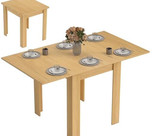 Table à Manger Extensible Moderne pour 6
