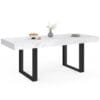 Table à Manger Extensible Phoenix Effet Marbre Table à Manger Extensible Phoenix Effet Marbre