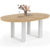Table à Manger Extensible Ronde Phoenix Table à Manger Extensible Ronde Phoenix