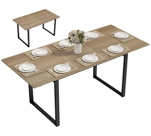 Table à Manger Extensible Style Industriel