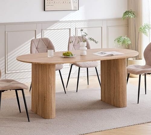 Table à Manger Ovale Moderne 180 cm