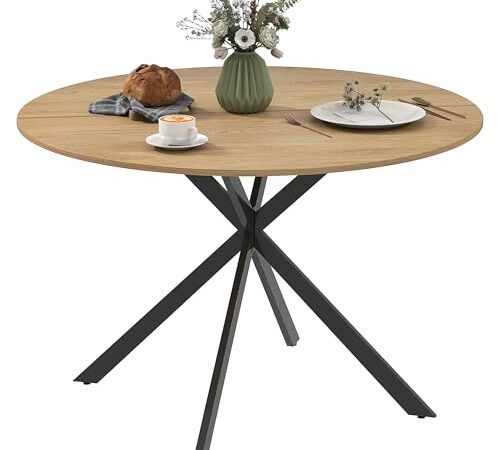 Table à Manger Ronde Style Industriel