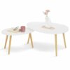 Tables Basses Gigognes Gaia Blanches Tables Basses Gigognes Gaia Blanches