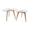 Tables Gigognes Transparente HOME DECO FACTORY Tables Gigognes Transparente HOME DECO FACTORY