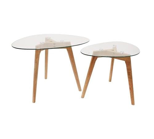 Tables Gigognes Transparente HOME DECO FACTORY