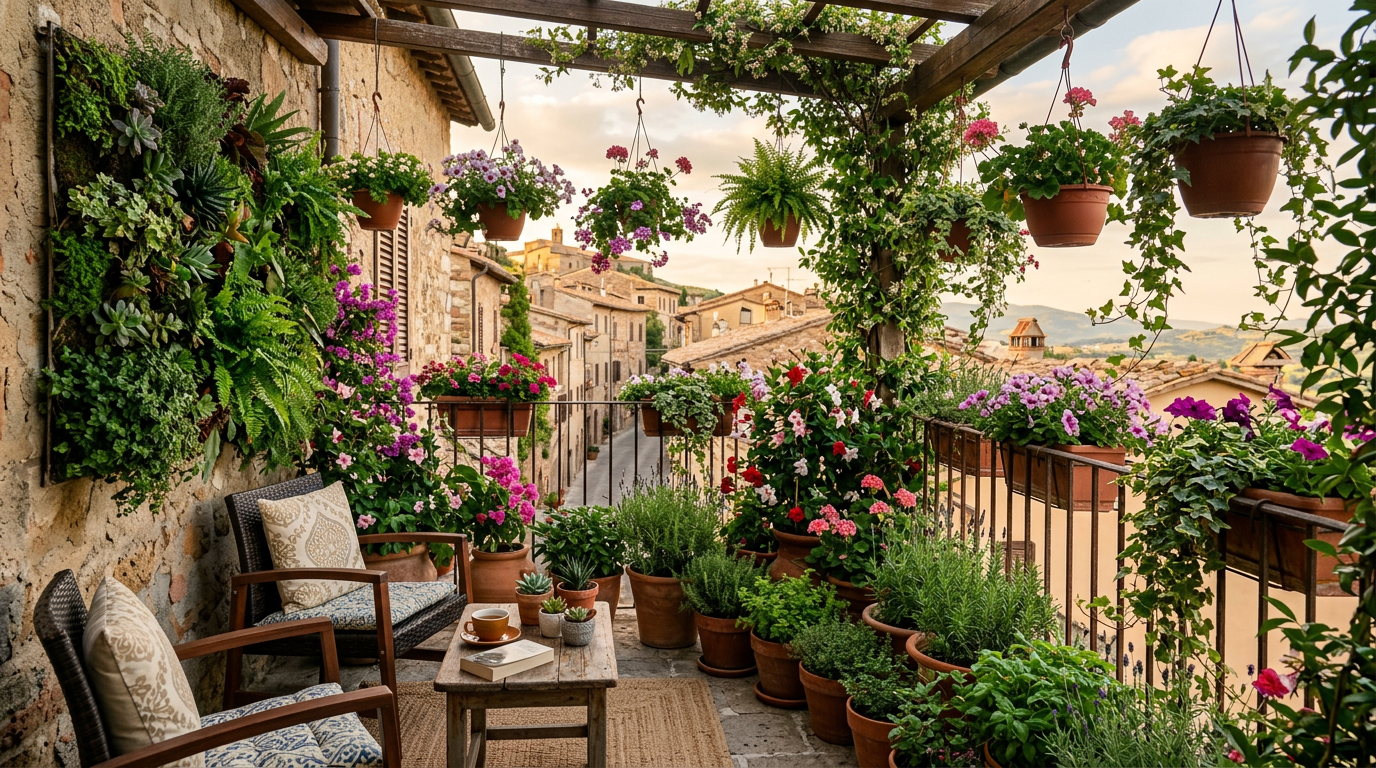 Végétaliser son balcon avec style