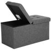 Banc de Rangement Pliable avec Couvercle Banc de Rangement Pliable avec Couvercle